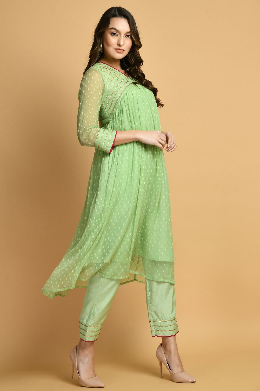 Grassroot Gota Kurta Set | Gota Patti Kurta Sets for women